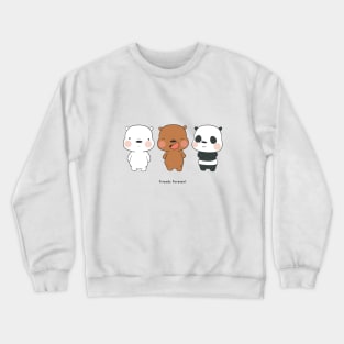 Cute We Bare Bears Illustration Crewneck Sweatshirt